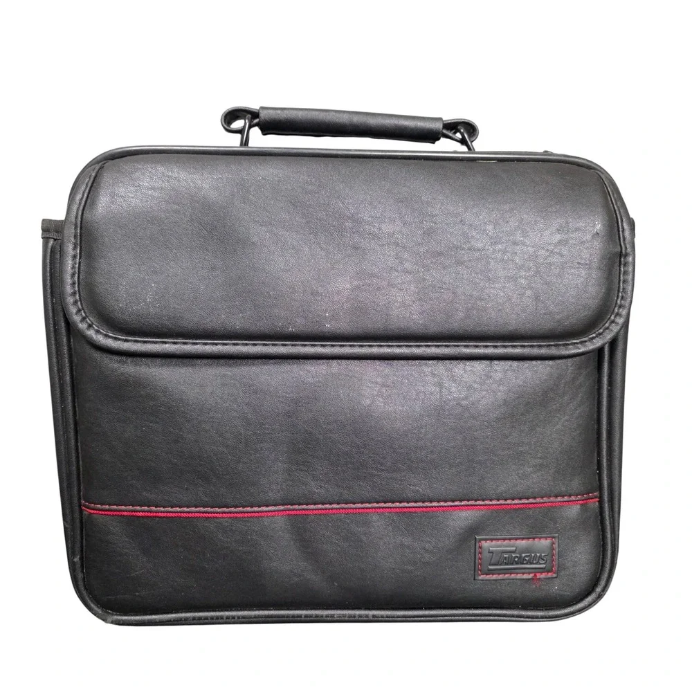 Targus Padded Camera Electronics Travel Bag Case Black FAIR Protective Vintage